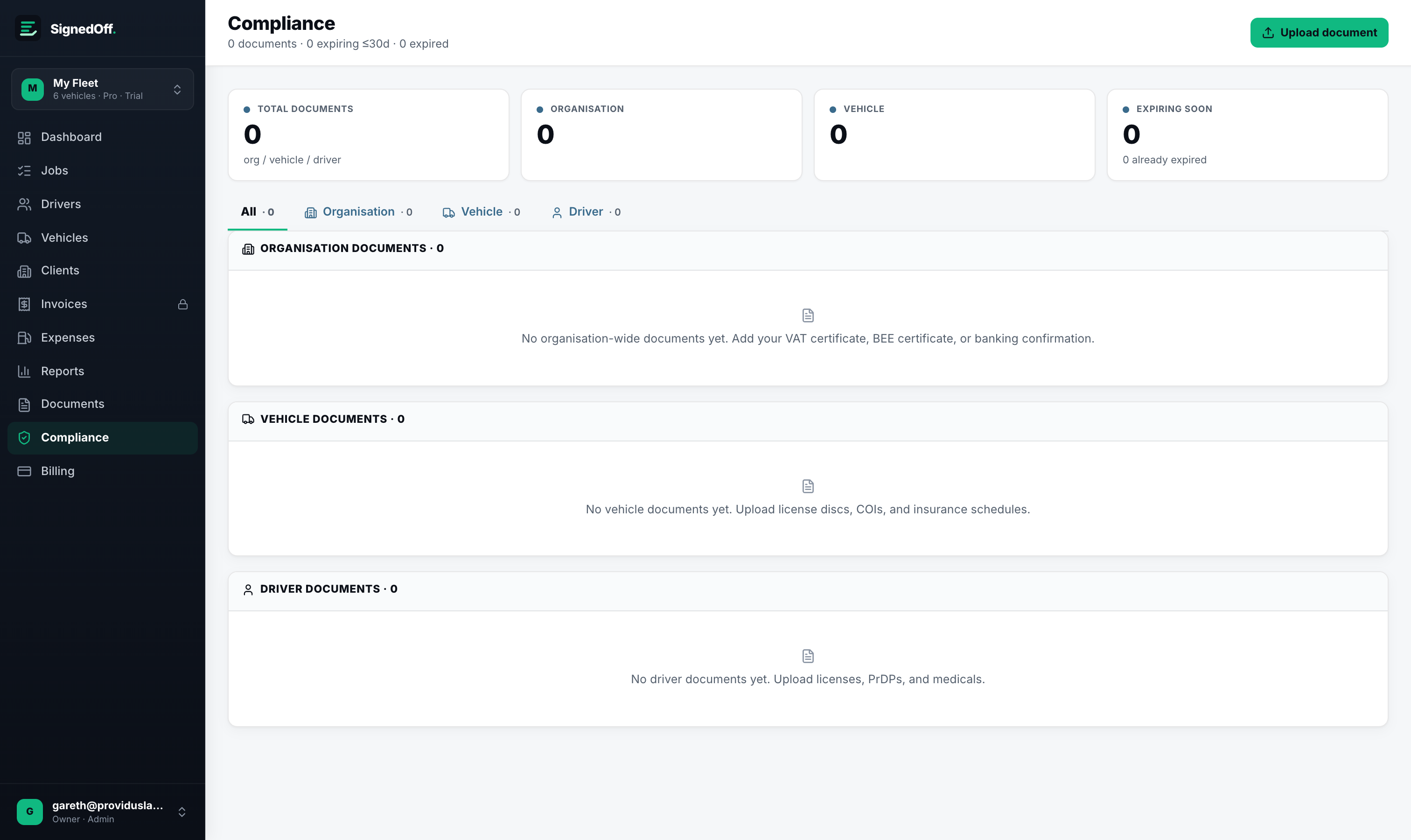 Compliance vault